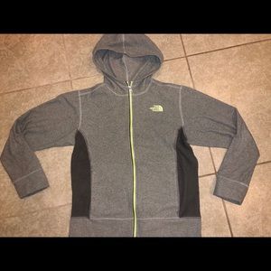 North face zip-up hoodie